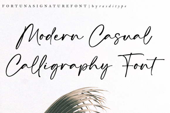 Fortuna Signature Font - Preview 1