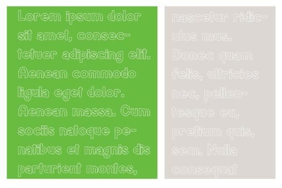 Homeschool Hollow Font - Preview 3