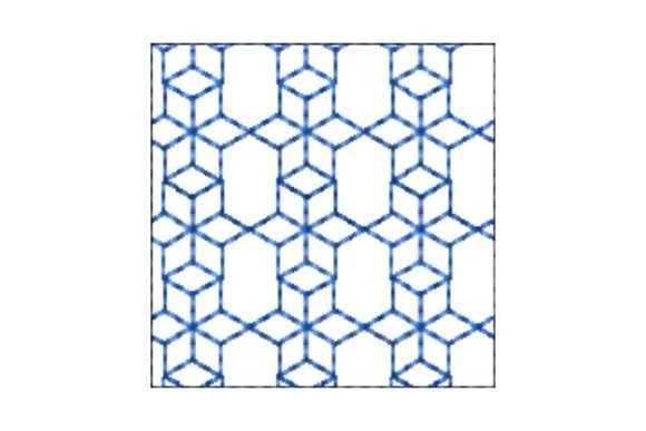 Japanese Sashiko Shape Square