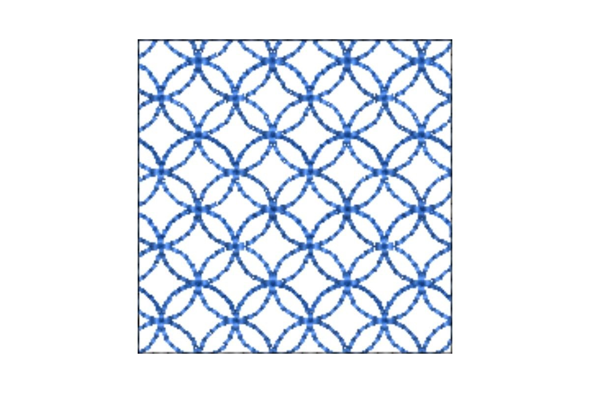 Japanese Sashiko Shape Square