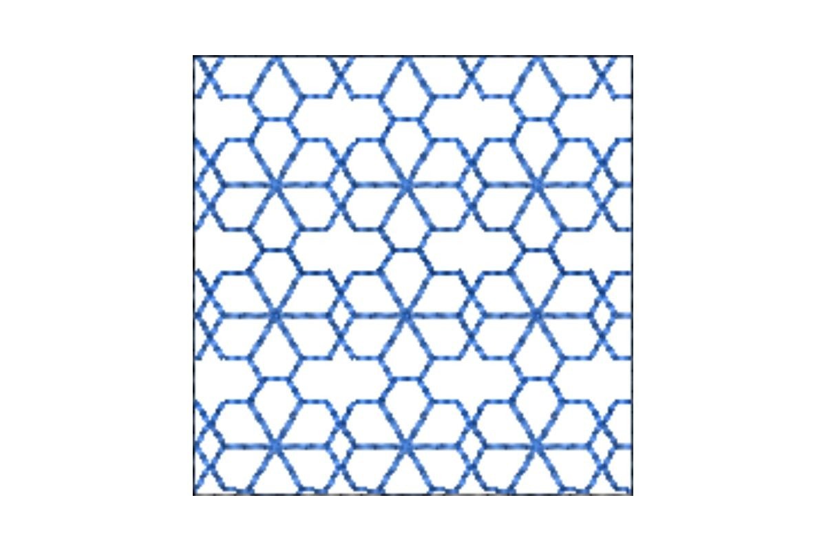 Japanese Sashiko Shape Square