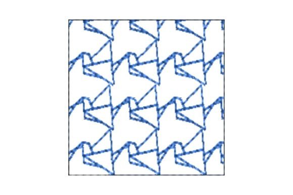Japanese Sashiko Shape Square