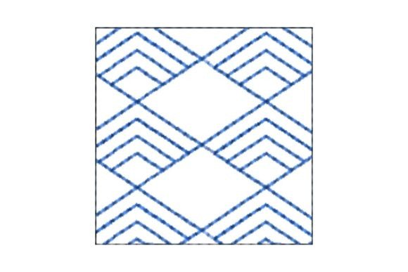 Japanese Sashiko Shape Square