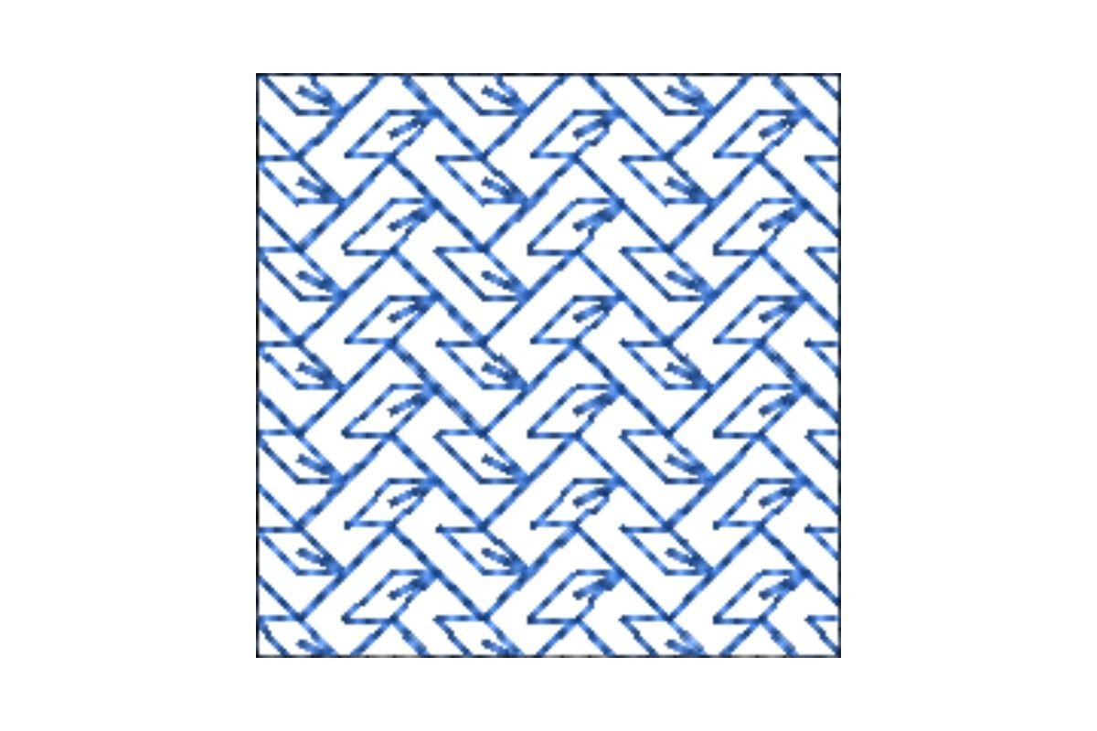 Japanese Sashiko Shape Square