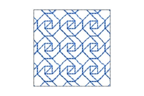 Japanese Sashiko Shape Square