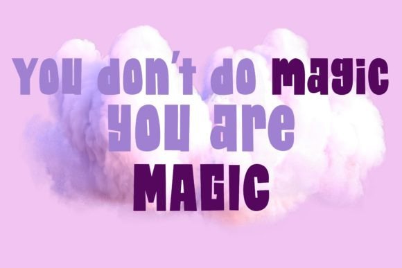 Magical Day Font PNG with transparent background - Preview 1