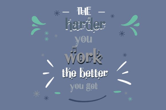Melody Maker Font PNG with transparent background - Preview 2