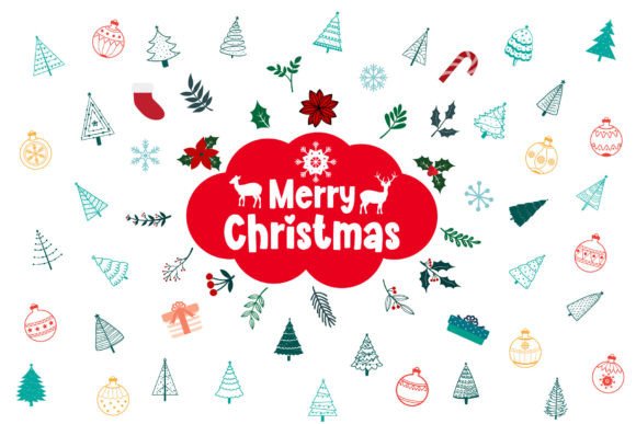 Preview of Merry Christmas dingbat font