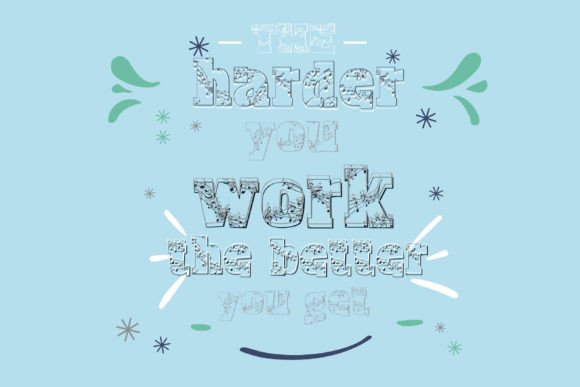 Music Class Font PNG with transparent background - Preview 2