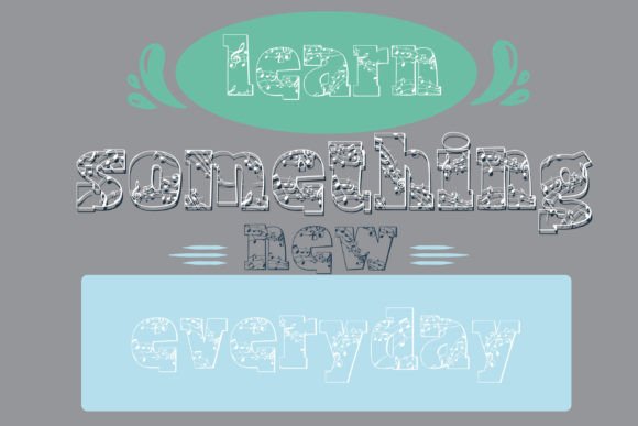 Music Class Font PNG with transparent background - Preview 5