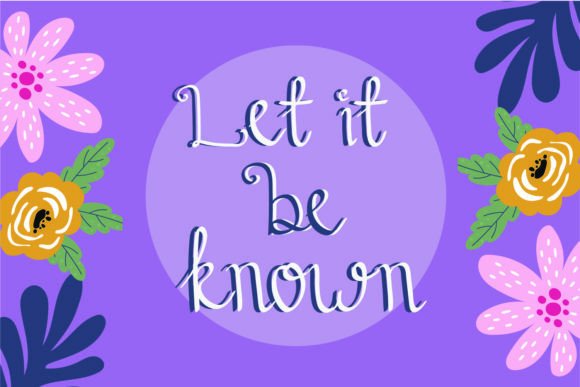 Saffana Font PNG with transparent background - Preview 1