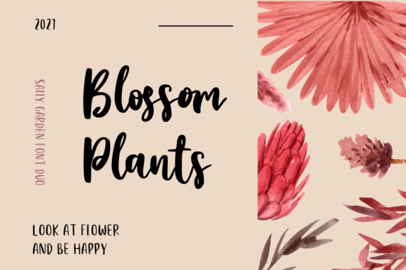 Sally Garden Font PNG with transparent background - Preview 1
