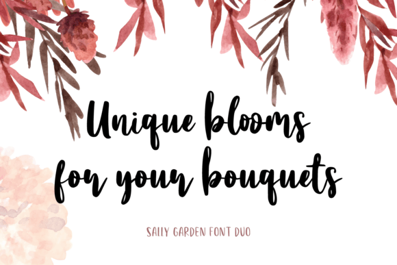 Sally Garden Font PNG with transparent background - Preview 6