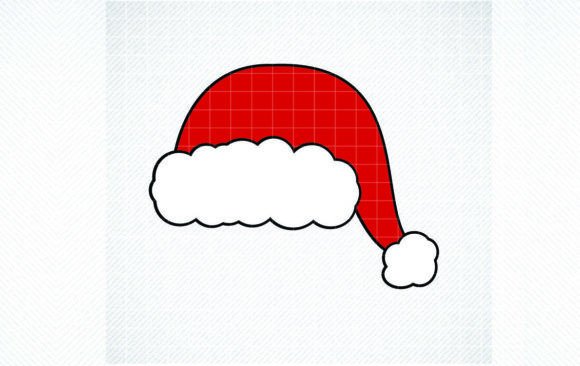 Santa Hat SVG, Christmas Svg, Santa Cap