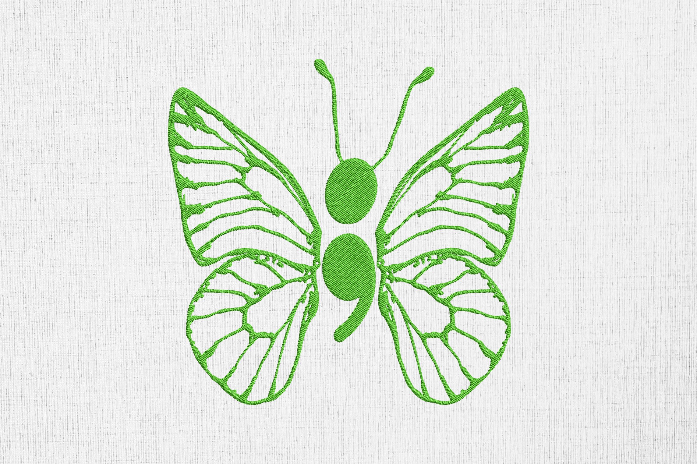 Semicolon Butterfly Mental Health