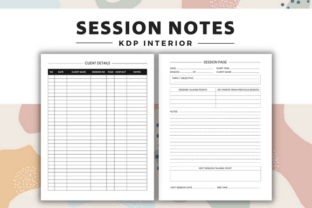 Session Notes Gif Session Notes Notebook Interior Graphic by LunArt · Creative Fabrica