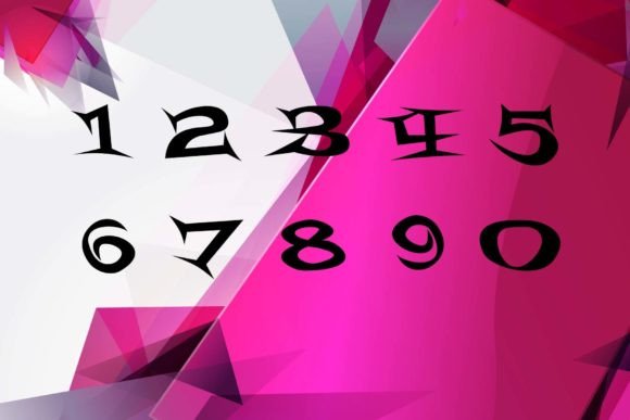 Sharp Goth Font PNG with transparent background - Preview 3