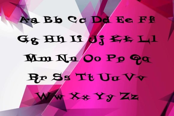 Sharp Goth Font PNG with transparent background - Preview 4