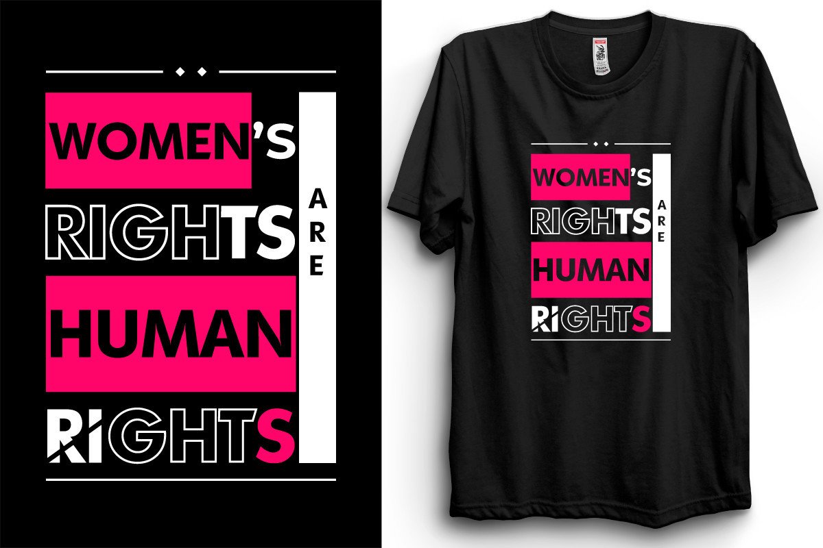 Woman's Typography T Shirt Design. Graphic by Milon-Paul · Creative Fabrica