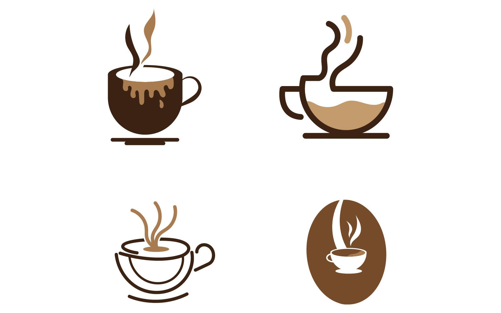 Coffee Cup Logo Vector Illustration