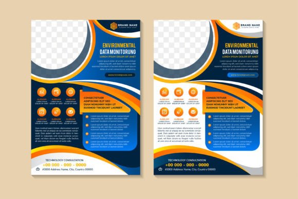 Environmental Data Vertical Flyer Graphic by noory.shopper · Creative ...