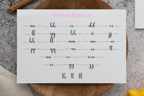 Kayla Font PNG with transparent background - Preview 5