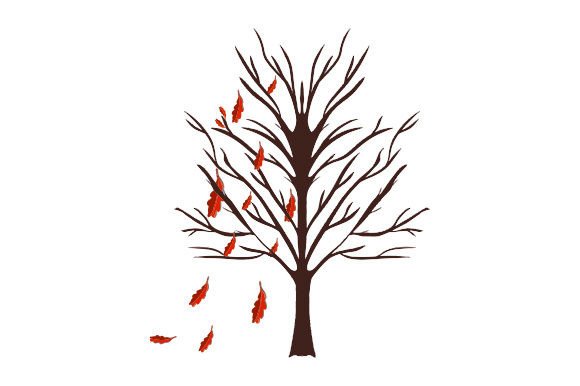 Autumn Leaves Falling from the Tree