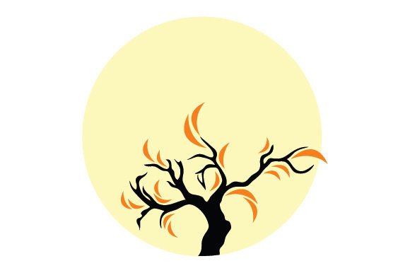 Autumn Leaves Falling from the Tree