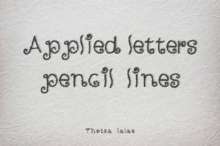 Applied Letters Font by NN-Font Design · Creative Fabrica