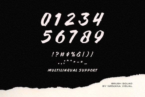Brush Squad Font - Preview 2