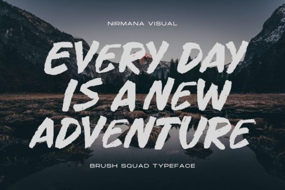 Brush Squad Font - Preview 3