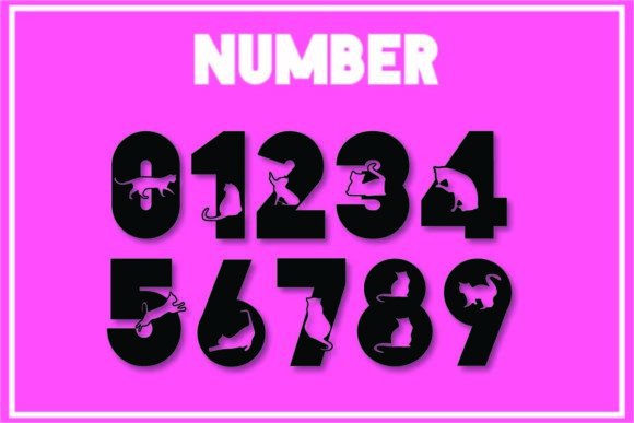 Cute Cat Font - Preview 2