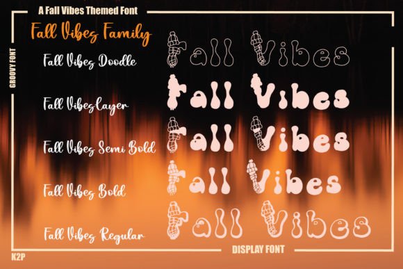 Fall Vibes Font - Preview 1