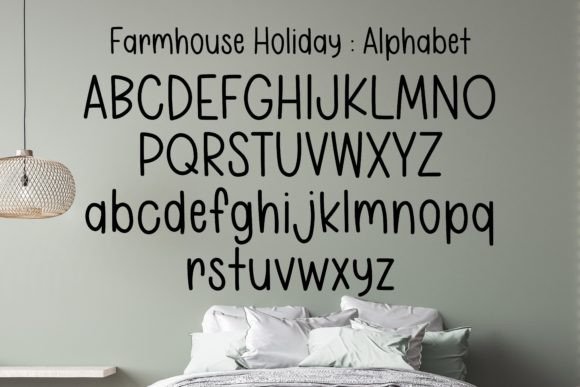 Farmhouse Holiday Font - Preview 2