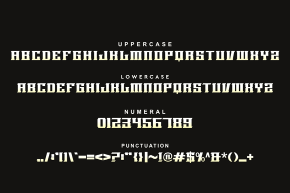 Gesyum Font - Preview 4
