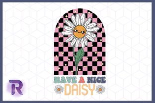 Have a Nice Daisy Retro Cute Flower Graphic by Revelin · Creative Fabrica