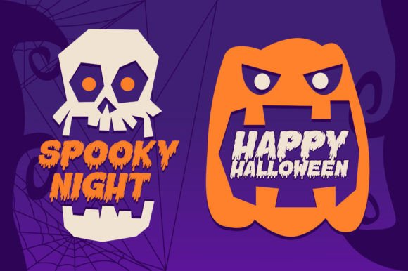 Hound Ghoul Font PNG with transparent background - Preview 3