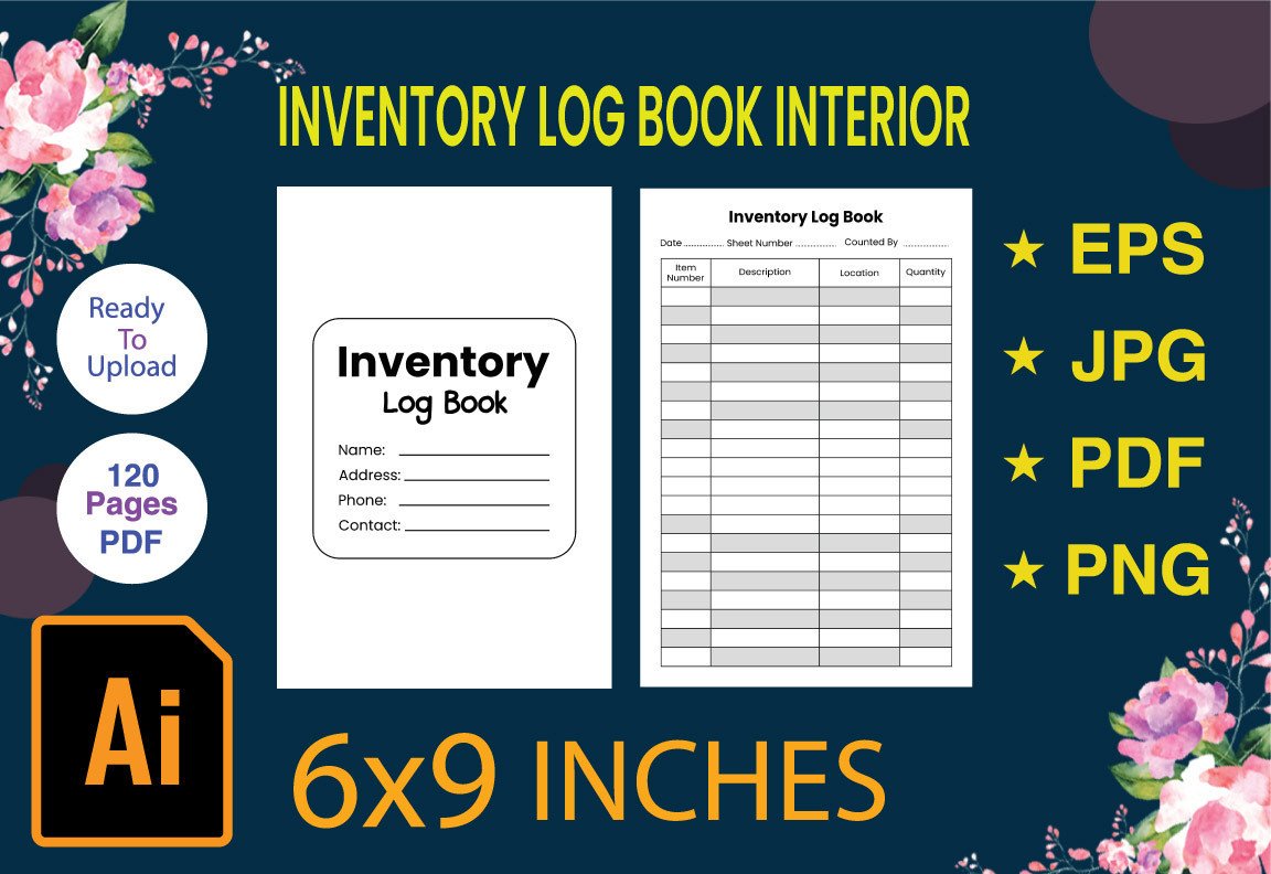 Inventory Log Book | KDP Interior Graphic by AH KDP Store · Creative ...