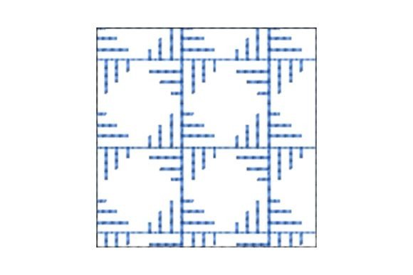 Japanese Sashiko Shape Square