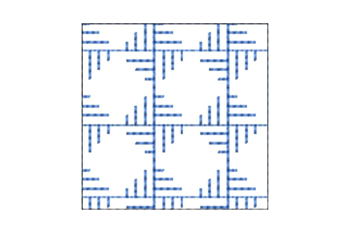 Japanese Sashiko Shape Square