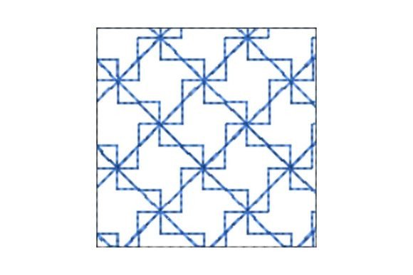 Japanese Sashiko Shape Square