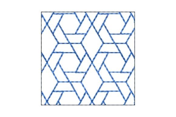 Japanese Sashiko Shape Square