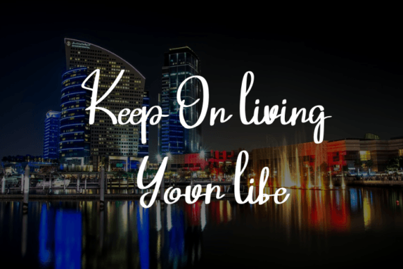 Miscity Font PNG with transparent background - Preview 1