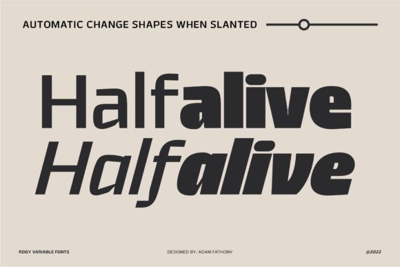 Rogy Font PNG with transparent background - Preview 2