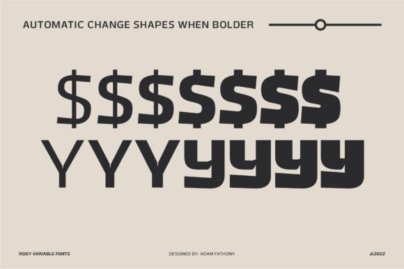 Rogy Font PNG with transparent background - Preview 3