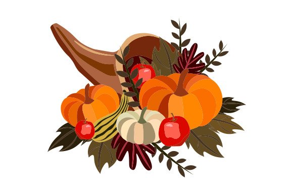 Thanksgiving Cornucopia SVG Cut file by Creative Fabrica Crafts ...