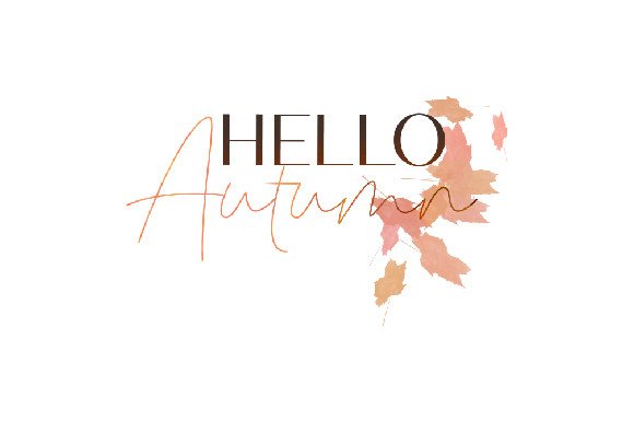 Hello Autumn