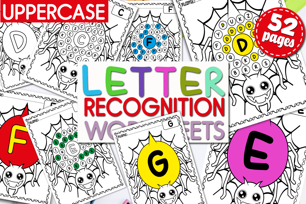 Alphabet Letter Recognition Uppercase Graphic by MOF92 · Creative Fabrica