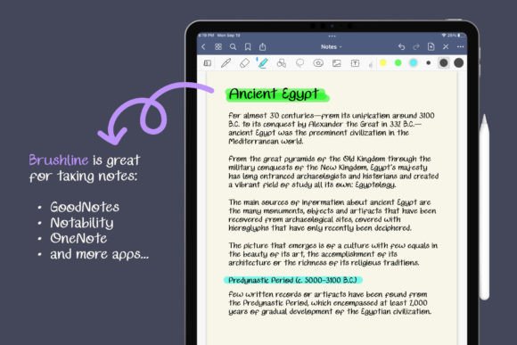 Brushline Font - Preview 3