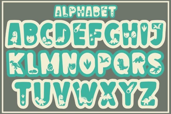 Dino Mode Font - Preview 1